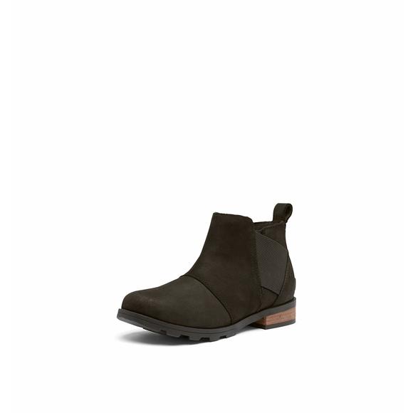 SOREL WOMEN'S EMELIE CHELSEA BOOT - LIGHT AND HEAVY RAIN - WATERPROOF - BLA - Picture 2 of 6